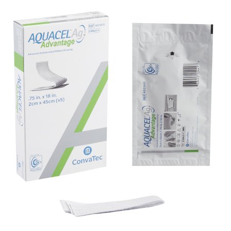 Aquacel Ag Advantage Silver Dressing, 3/4 x 18 Inch
