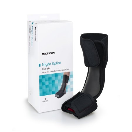 Dorsal Night Splint McKesson Hook and Loop Closure