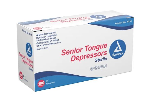 Tongue Depressors 100/Box