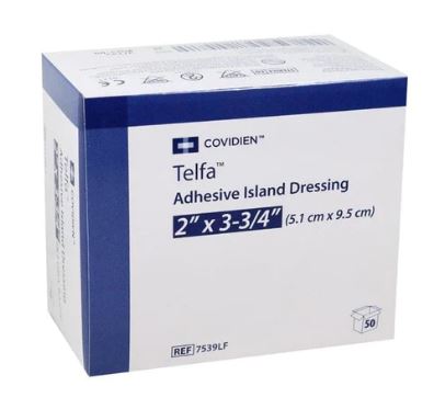 Telfa Adhesive Island Mini Dressing 2x3.75 Telfa Adhesive Island Mini Dressing 2x3.75