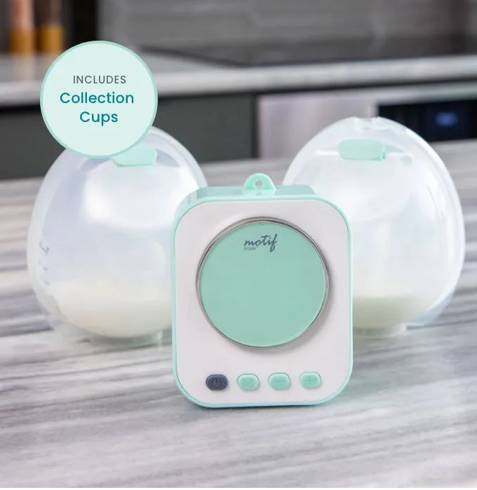 Motif Roam™ Breast Pump With Breast Milk Collection Cups
