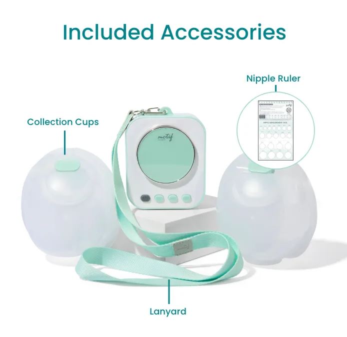 Motif Roam™ Breast Pump With Breast Milk Collection Cups
