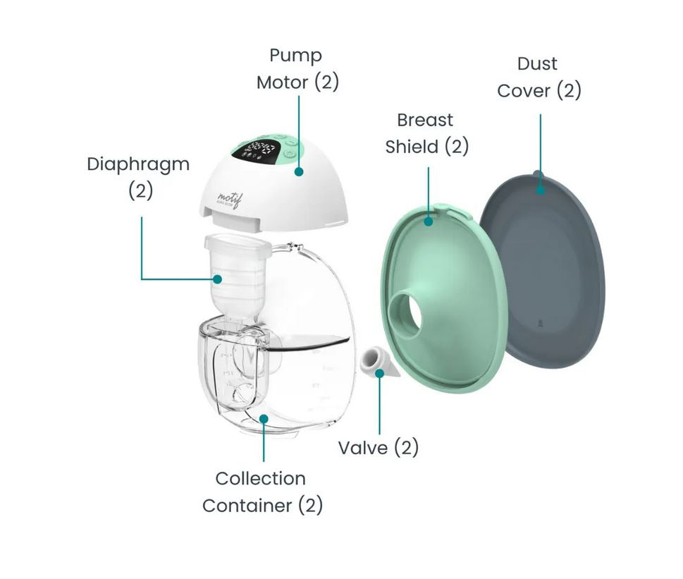 Motif Aura Glow™ Wearable Breast Pump