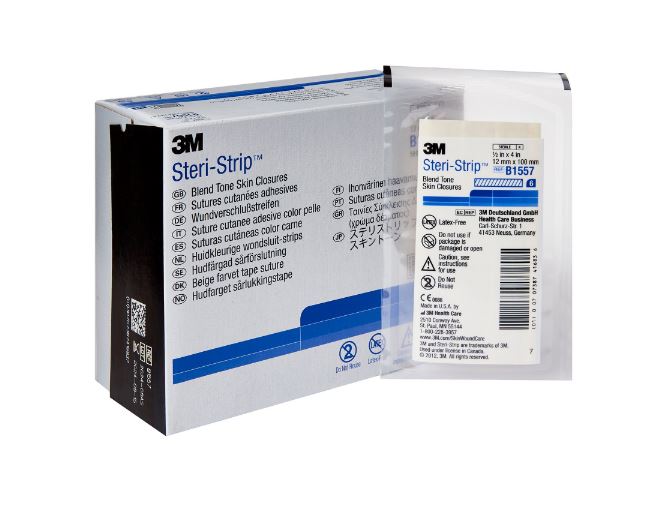 Skin Closure Strip Steri-Strip™ 1/2 X 4 Inch Nonwoven Material Flexible Strip Tan