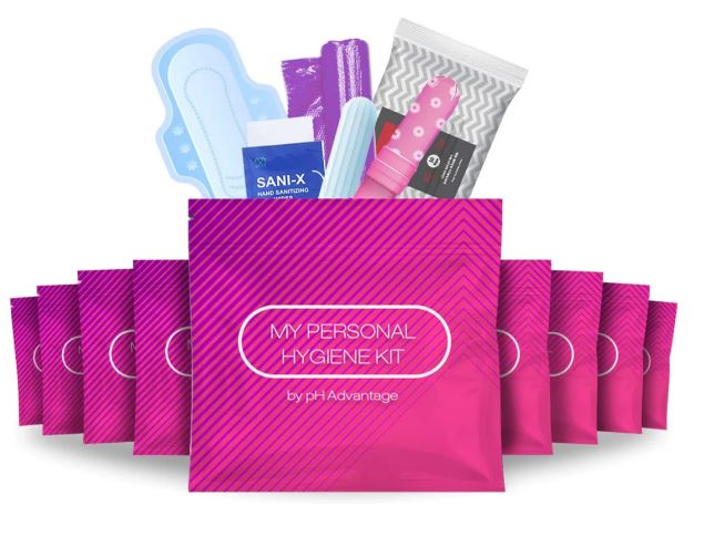 Feminine Hygiene Kit | 100 Pack | School Edition