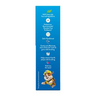 Side view of box Orajel Kids Paw Patrol Training Toothpaste
