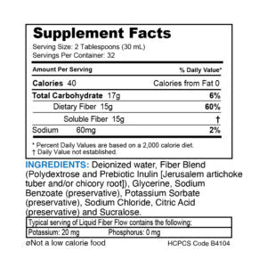 Liquid Fiber Flow® Liquid Fiber Supplement