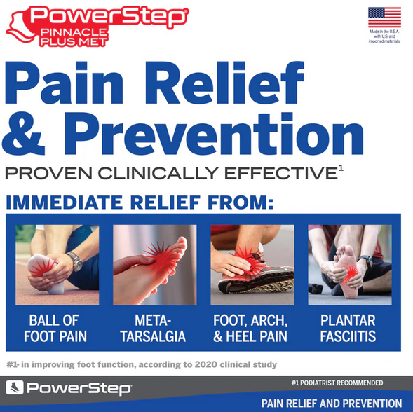 Powerstep Pinnacle Plus Shoe Insoles