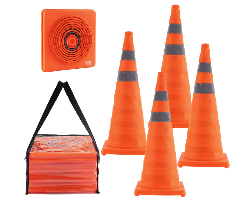 Safety Cone 28" 4Pack