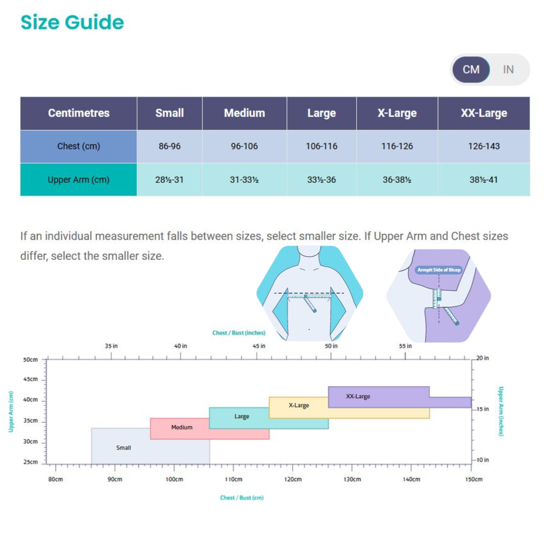 Size Guide HidraWear AX T-shirt