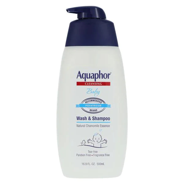 Aquaphor Cleansing Baby Wash & Shampoo Natural Chamomile Essence