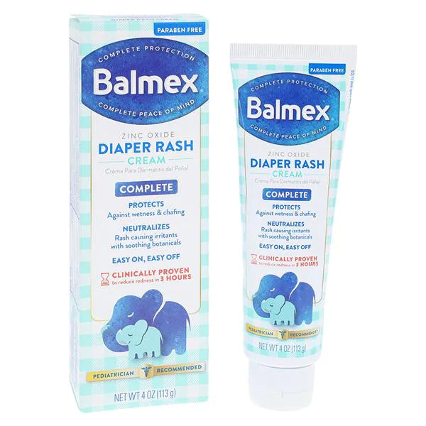 Balmex Diaper Rash Cream Zinc Oxide 11.3% 4oz