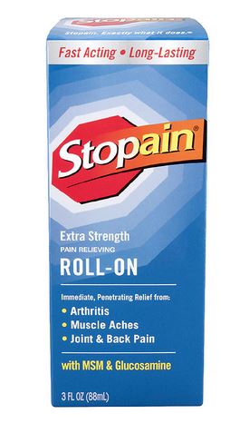Stopain Extra Strength 3oz Roll On
