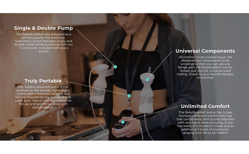 Babybuddha Double Electric Breast Pump Kit