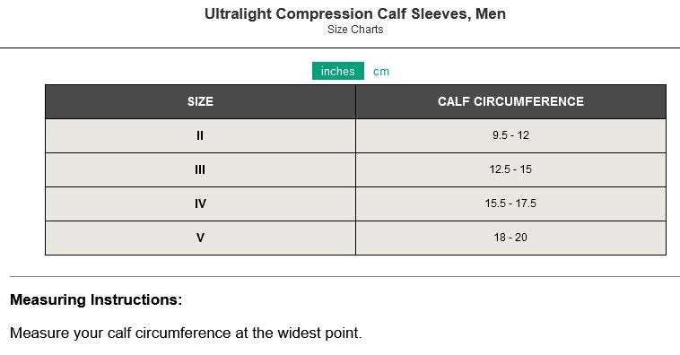 CEP Ultralight Compression Calf Sleeves, Men