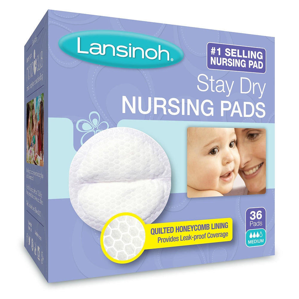 Lansinoh Stay Dry Disposable Nursing Pads (Pack of 60)