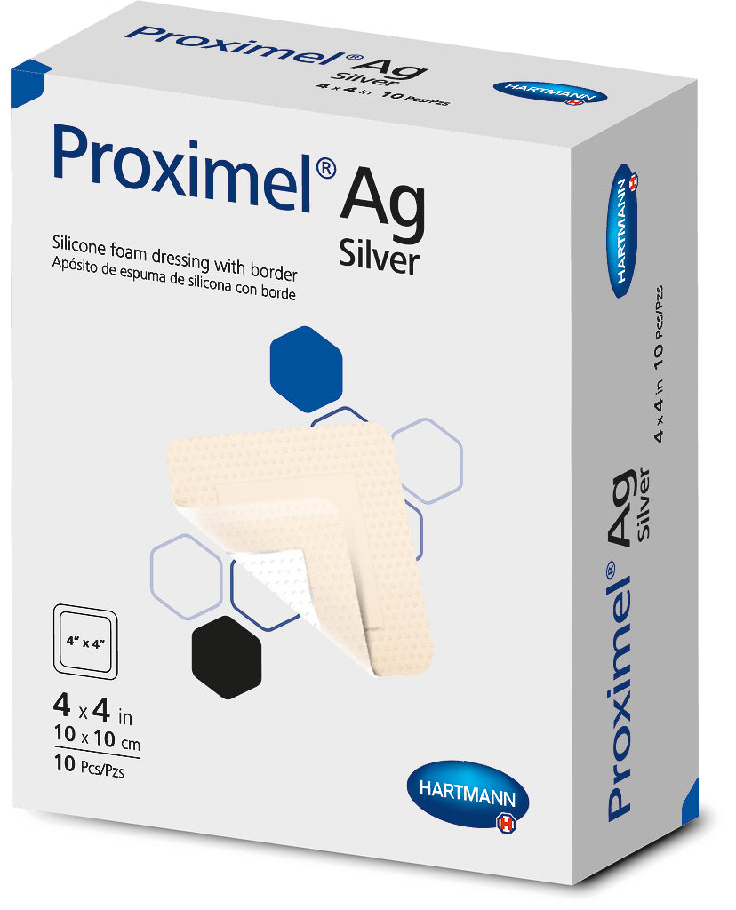 Proximel AG Silicone Border Foam Dressing