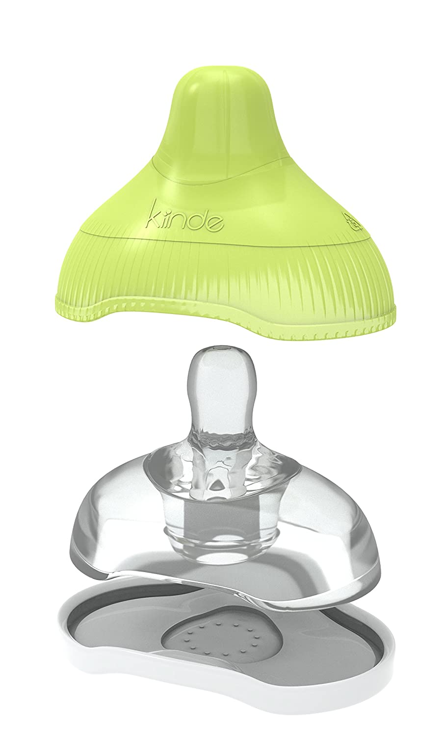 Kiinde Twist Active Latch Slow Flow Natural Feeding Nipple With Protective Cover