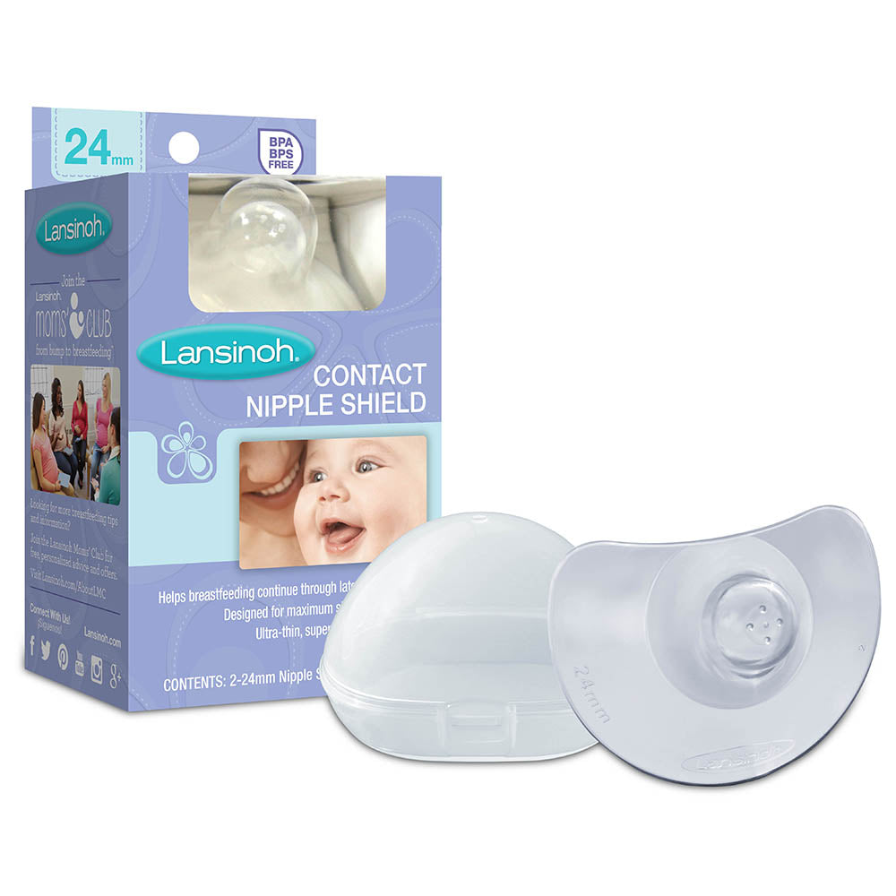 Lansinoh Contact Nipple Shields, 24mm