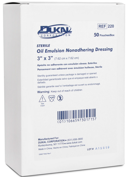 Oil Emulsion Dressing