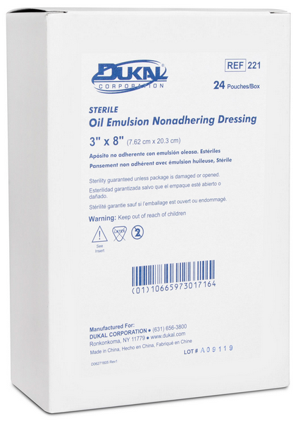 Oil Emulsion Dressing