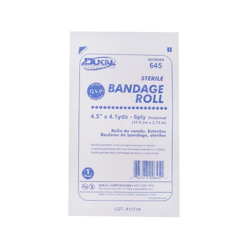 Sterile Fluff Bandage Roll 4.5 x 4.1 6-Ply Bulky