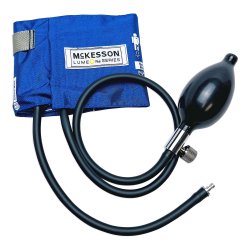 Reusable Blood Pressure Cuff and Bulb McKesson LUMEON™ 19 to 27 cm Arm Nylon Cuff Small Adult Cuff
