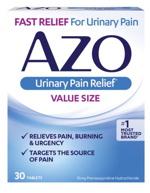 Azo Urinary Pain Relief Tablets - Fast Relief For UTI Pain