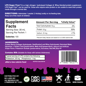 LPS® Collagen & Whey Protein Supplement – Individual Packets