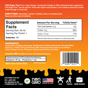 LPS® Collagen & Whey Protein Supplement – Individual Packets