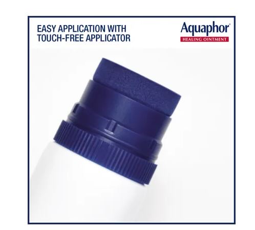 Aquaphor Healing Ointment Petrolatum Easy Application With Touch-Free Applicator 