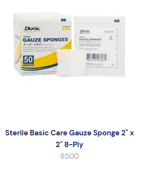 Dukal 2"x2" Gauze Sponges Bx/50