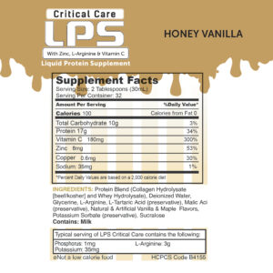 Lpc Supplement LPS Critical Care® Protein Supplement