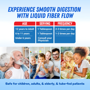 Liquid Fiber Flow® Liquid Fiber Supplement – Individual Packets