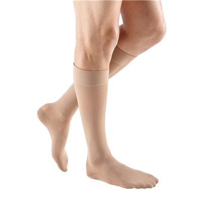 Mediven Plus 30-40mmHg Extra Wide Calf with Silicone Top Band Standard Closed Toe