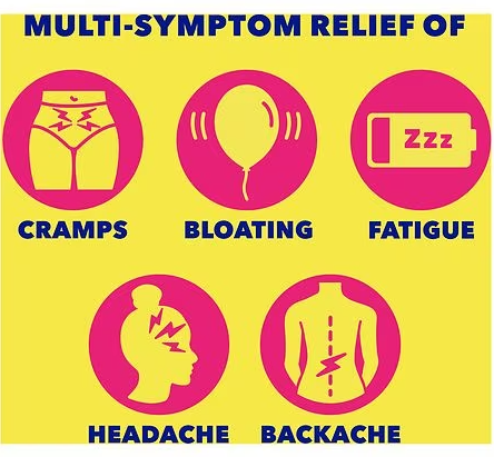 Midol Complete Menstrual Pain Relief Gelcaps - multi-symptom relief of cramps, bloating, fatigue, headache, backache