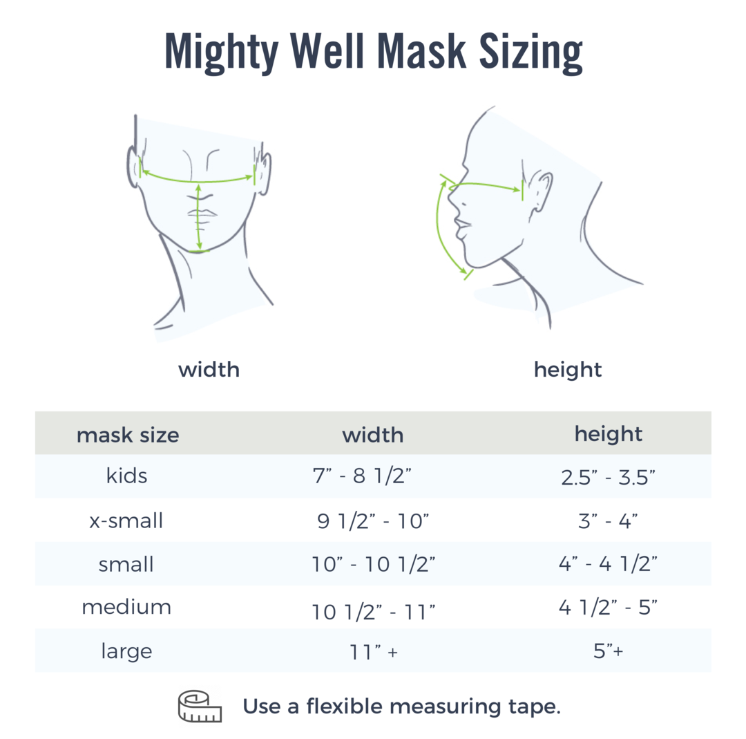 Kids Mighty Well Mask: Adjustable Child's Face Mask