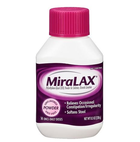 MiraLAX Laxative Powder 8.3oz Relieves Occasional Constipation/Irregularity and softens stool