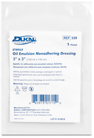 Oil Emulsion Dressing