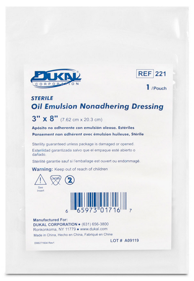 Oil Emulsion Dressing