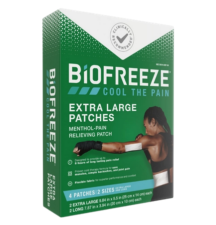 Biofreeze® Patch, X-Large, 4 pc