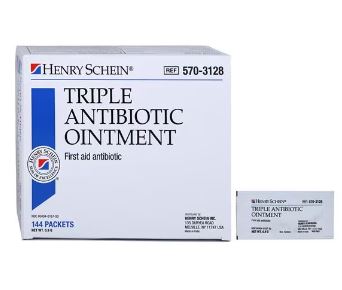 Triple Antibiotic Topical Ointment 0.9gm Foil Pack 144/Bx