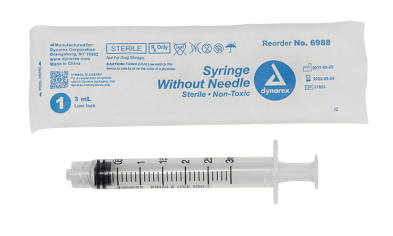 3cc Syringe - Luer Lock