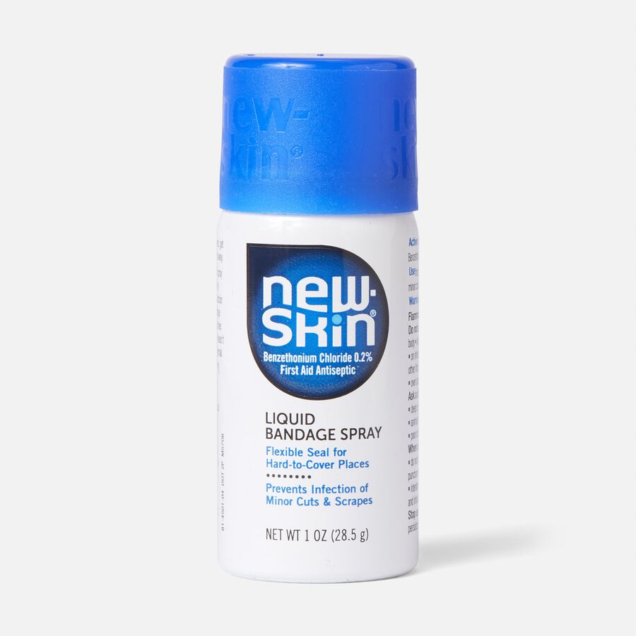 New Skin Liquid Bandage Aerosol Spray 0.2% 1oz