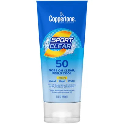 Coppertone Sport Sunscreen Lotion Fragrance Free SPF 50 5oz. Tube