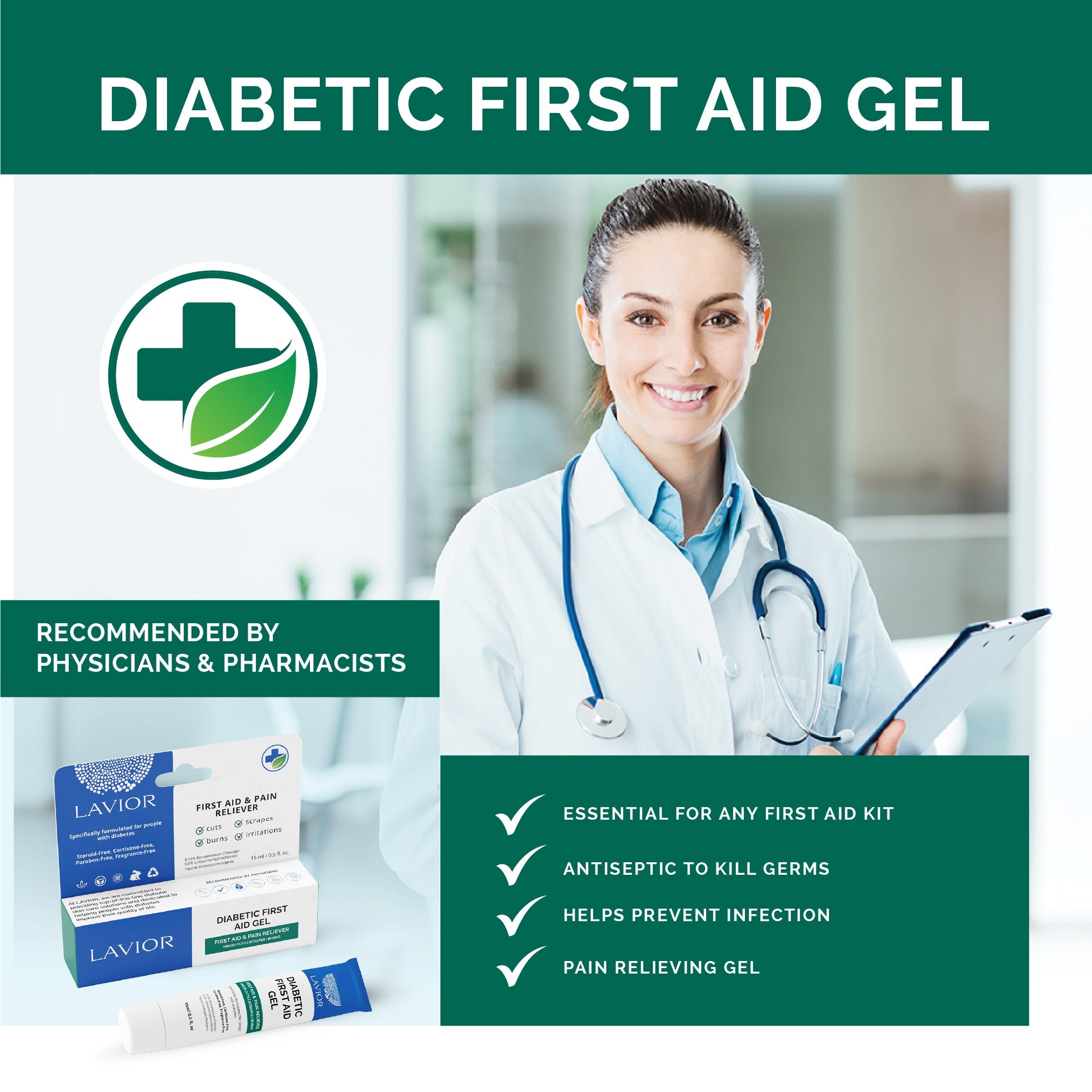 Diabetic First Aid Gel Tube