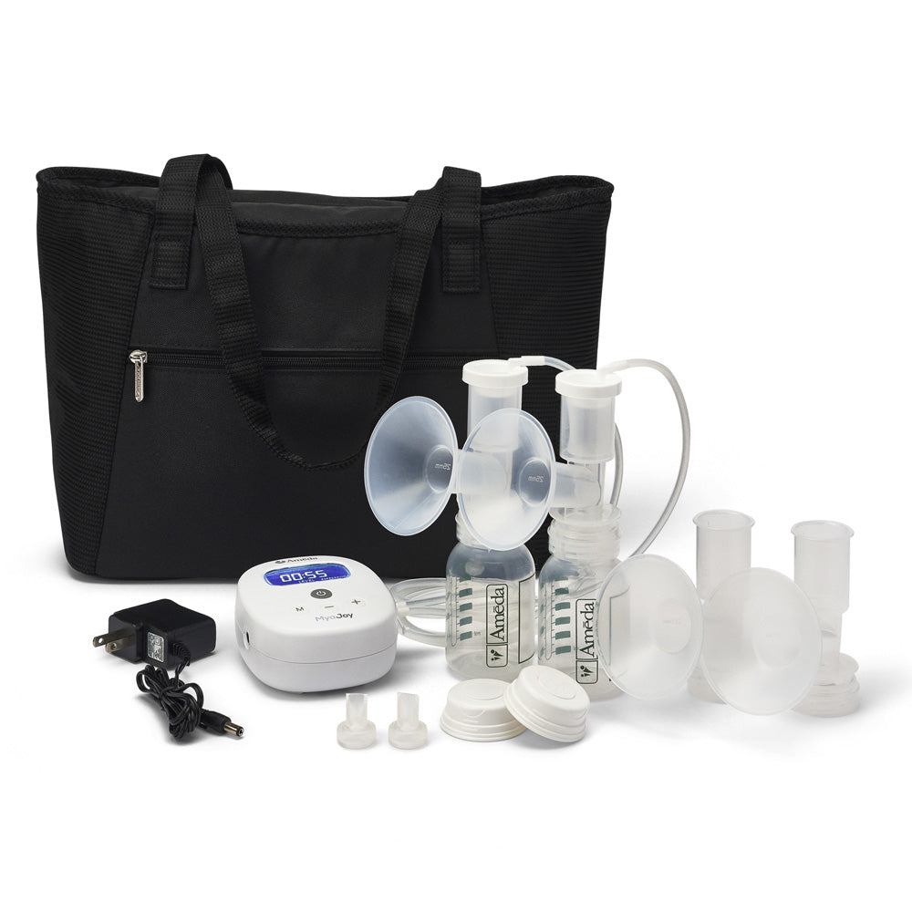 Ameda Mya Joy Double Electric Breast Pump With Large Tote