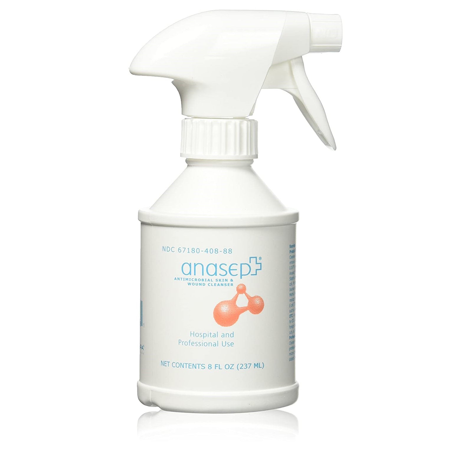 Anasept 8 FL OZ Spray Bottle Antimicrobial Skin & Wound Cleanser