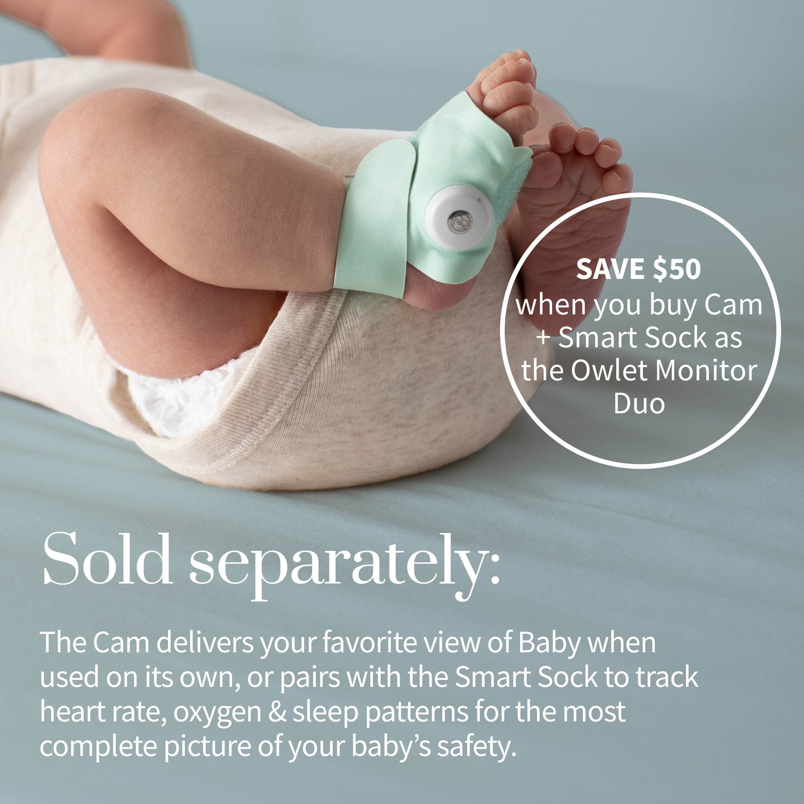 Used owlet smart sock best sale for sale