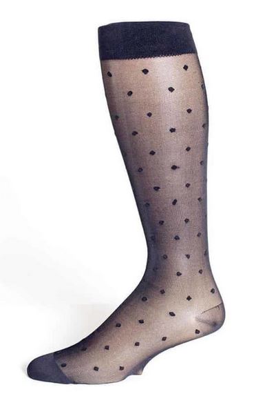 Rejuva Sheer Dot Compression Socks 15-20mmHg